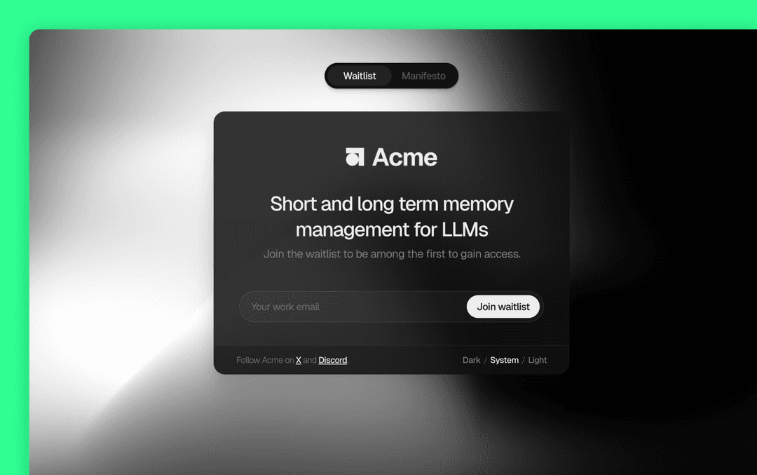 Waitlist template thumbnail